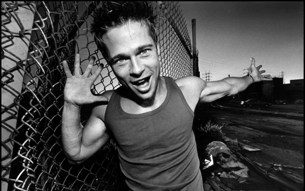 American actor Brad Pitt movie Fight Club HD Desktop Wallpaper | Background Image