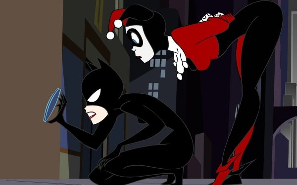 Comics Gotham City Sirens Catwoman Harley Quinn HD Wallpaper | Background Image