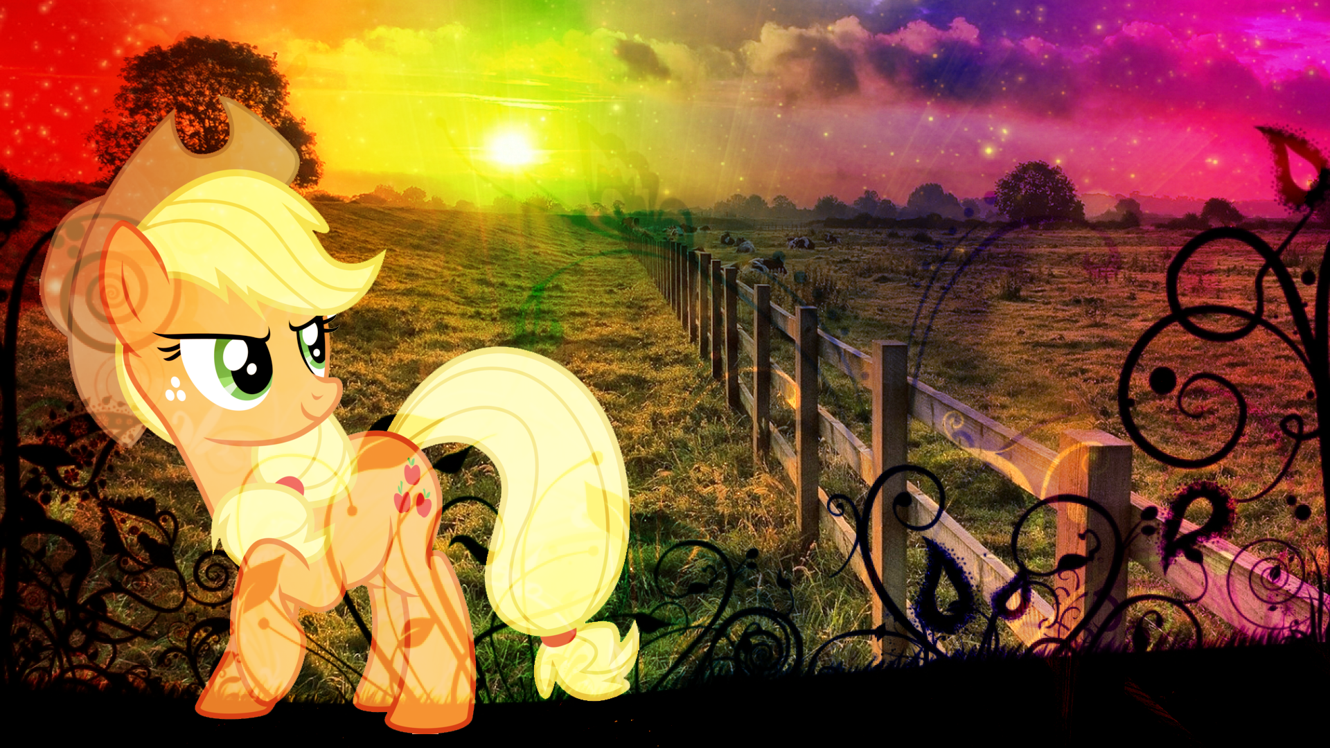 My Little Pony Arkadaşlık Sihirlidir HD Duvar kağıdı Arka plan