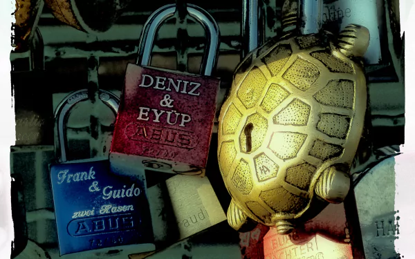 man made Padlock HD Desktop Wallpaper | Background Image