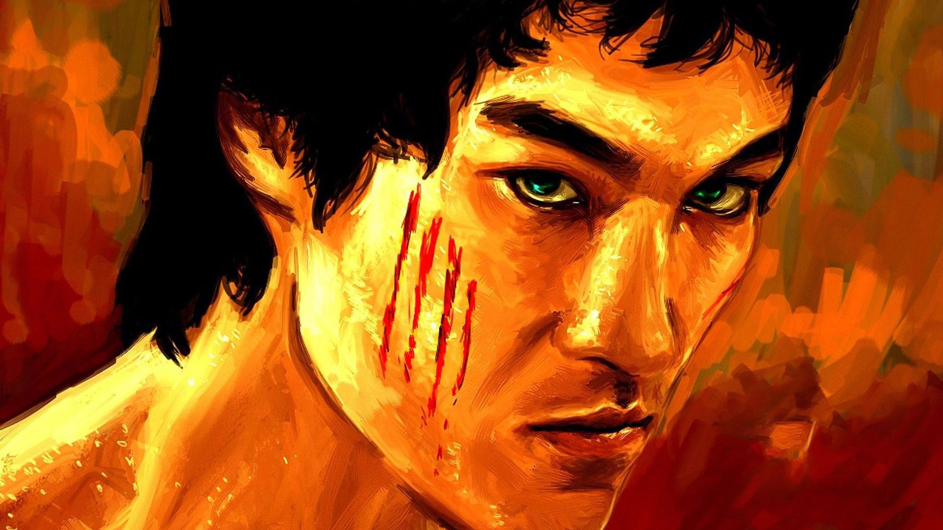 Bruce Lee HD Art Wallpaper