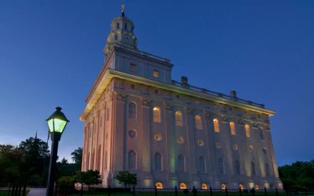 religious Nauvoo Temple HD Desktop Wallpaper | Background Image