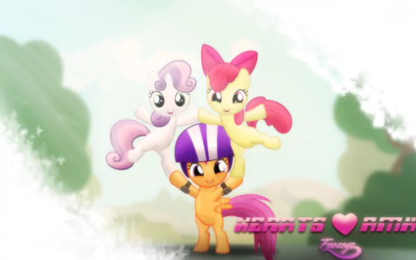 My Little Pony vector Sweetie Belle Scootaloo (My Little Pony) Apple Bloom TV Show My Little Pony: Friendship Is Magic HD Desktop Wallpaper | Background Image