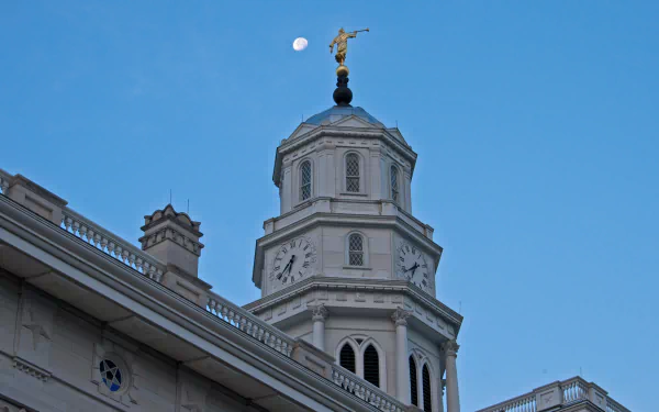 religious Nauvoo Temple HD Desktop Wallpaper | Background Image