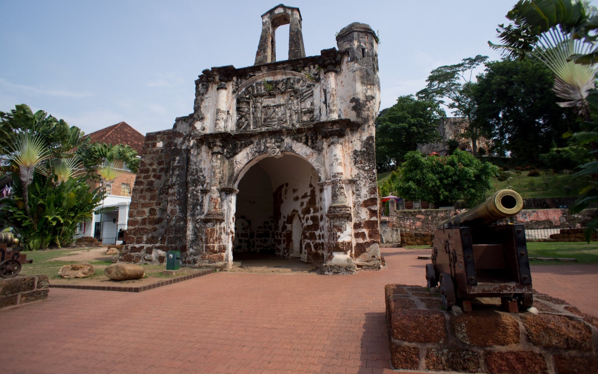 Download Man Made Famosa Fortress In Malacca HD Wallpaper