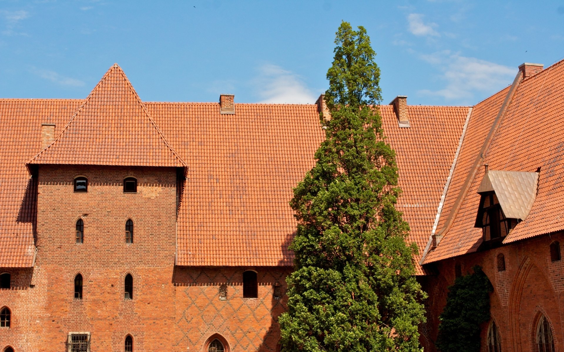 Download Man Made Malbork Castle HD Wallpaper