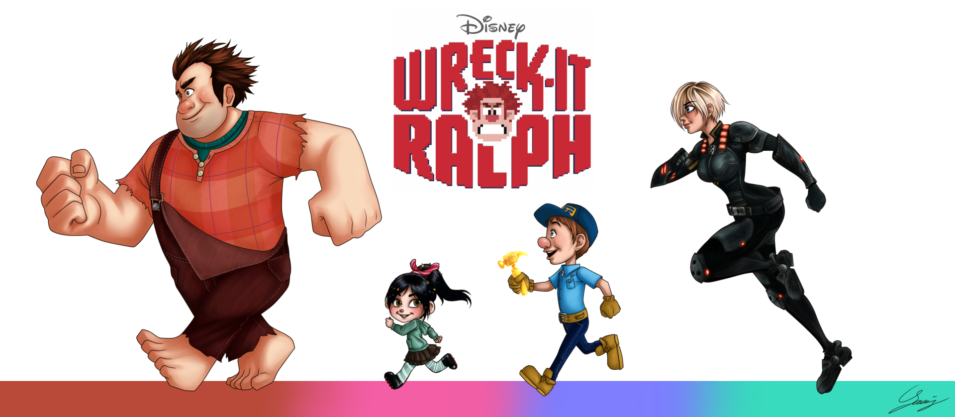 Wreck-It Ralph HD Wallpaper | Background Image | 2980x1300
