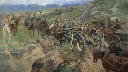 military The Battle of Borodino HD Desktop Wallpaper | Background Image