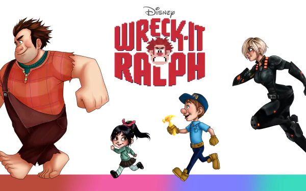 logo Vanellope von Schweetz Sergeant Calhoun Ralph (Wreck-It Ralph) movie Wreck-It Ralph HD Desktop Wallpaper | Background Image