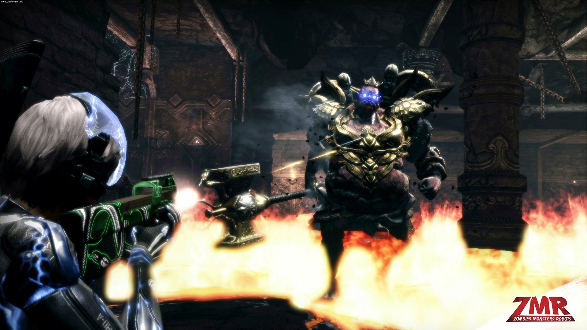 Download Video Game Zombies Monsters Robots HD Wallpaper