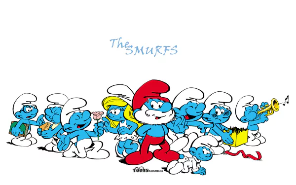 Comic The Smurfs HD Desktop Wallpaper | Background Image
