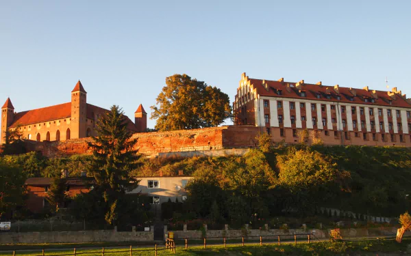 man made Gniew Castle HD Desktop Wallpaper | Background Image