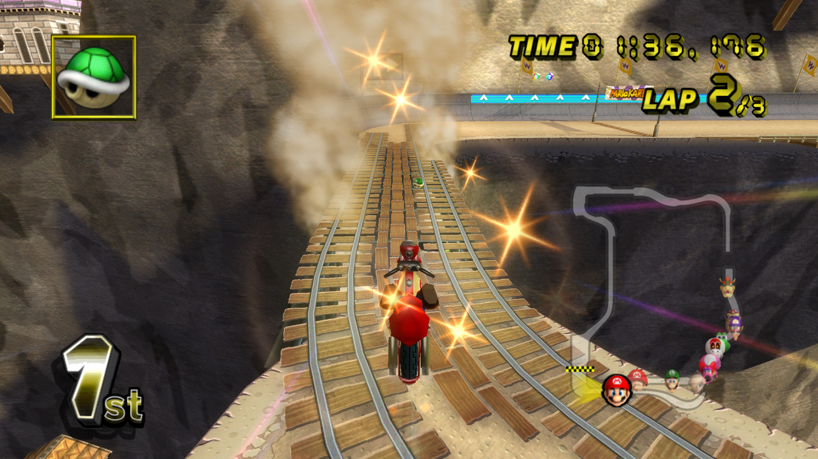 Download Video Game Mario Kart Wii Wallpaper