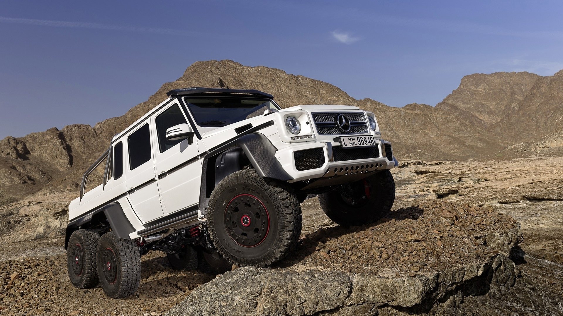 Download Vehicle Mercedes-Benz G63 AMG 6x6 HD Wallpaper