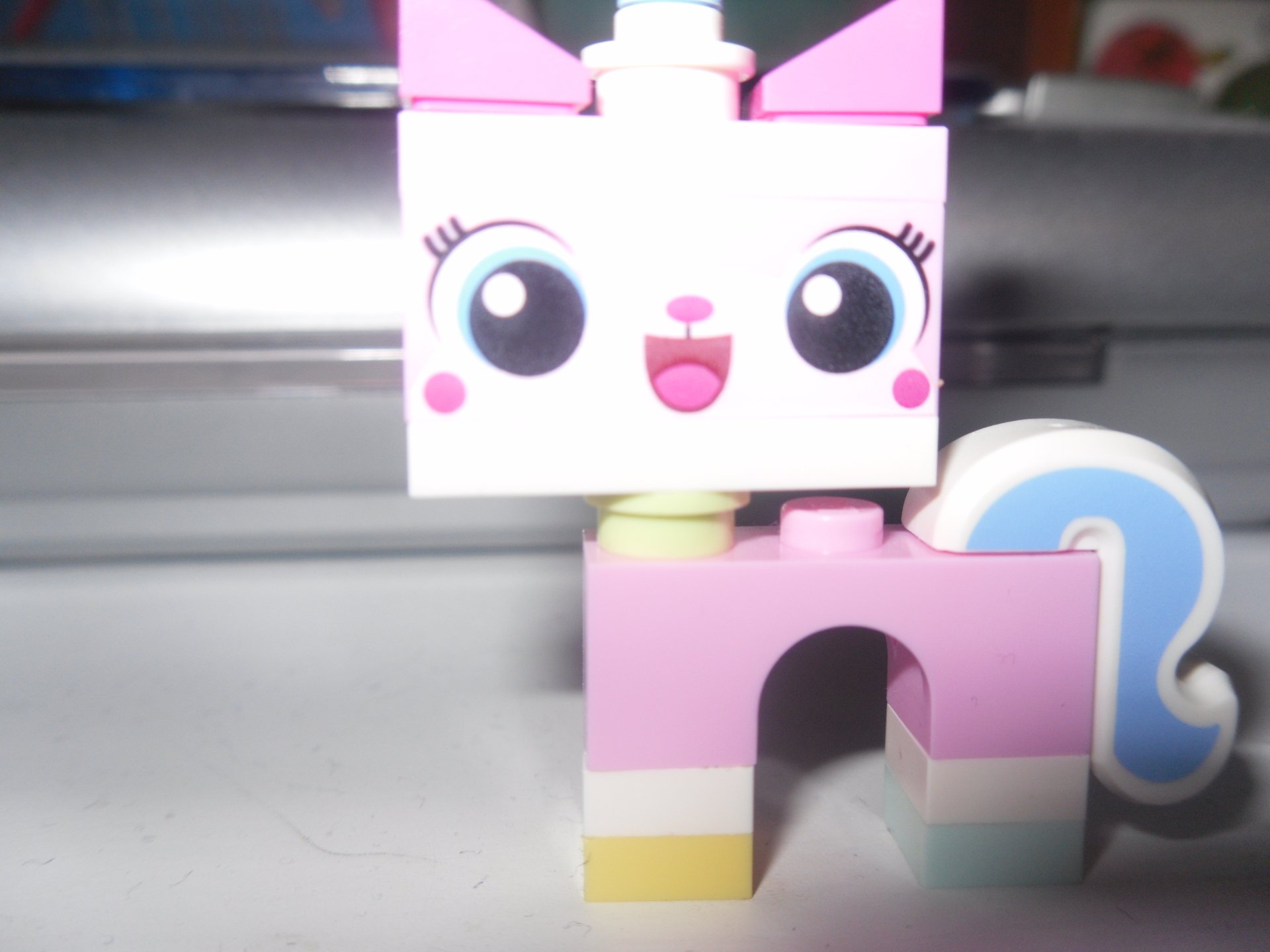 4K Ultra HD PC desktop wallpaper featuring Unikitty from The Lego Movie, showcasing vibrant colors and playful design.