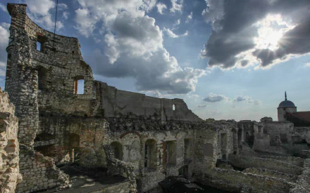 man made Janowiec Castle HD Desktop Wallpaper | Background Image
