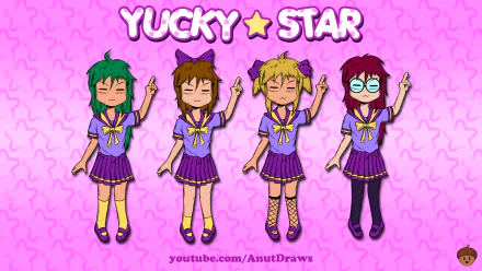 Anime Lucky Star HD Desktop Wallpaper | Background Image