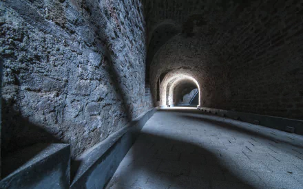 man made tunnel bunker HD Desktop Wallpaper | Background Image