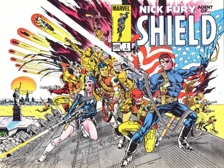 Comic nick fury, agent of S.H.I.E.L.D. HD Desktop Wallpaper | Background Image