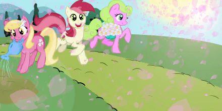 Daisy (My Little Pony) Roseluck (My Little Pony) Lily Valley (My Little Pony) TV Show My Little Pony: Friendship Is Magic HD Desktop Wallpaper | Background Image