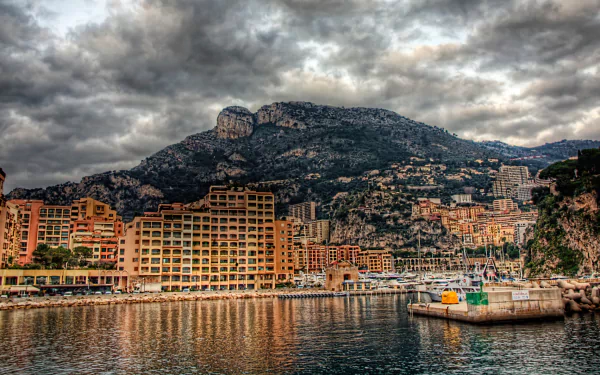 man made Fontvieille HD Desktop Wallpaper | Background Image