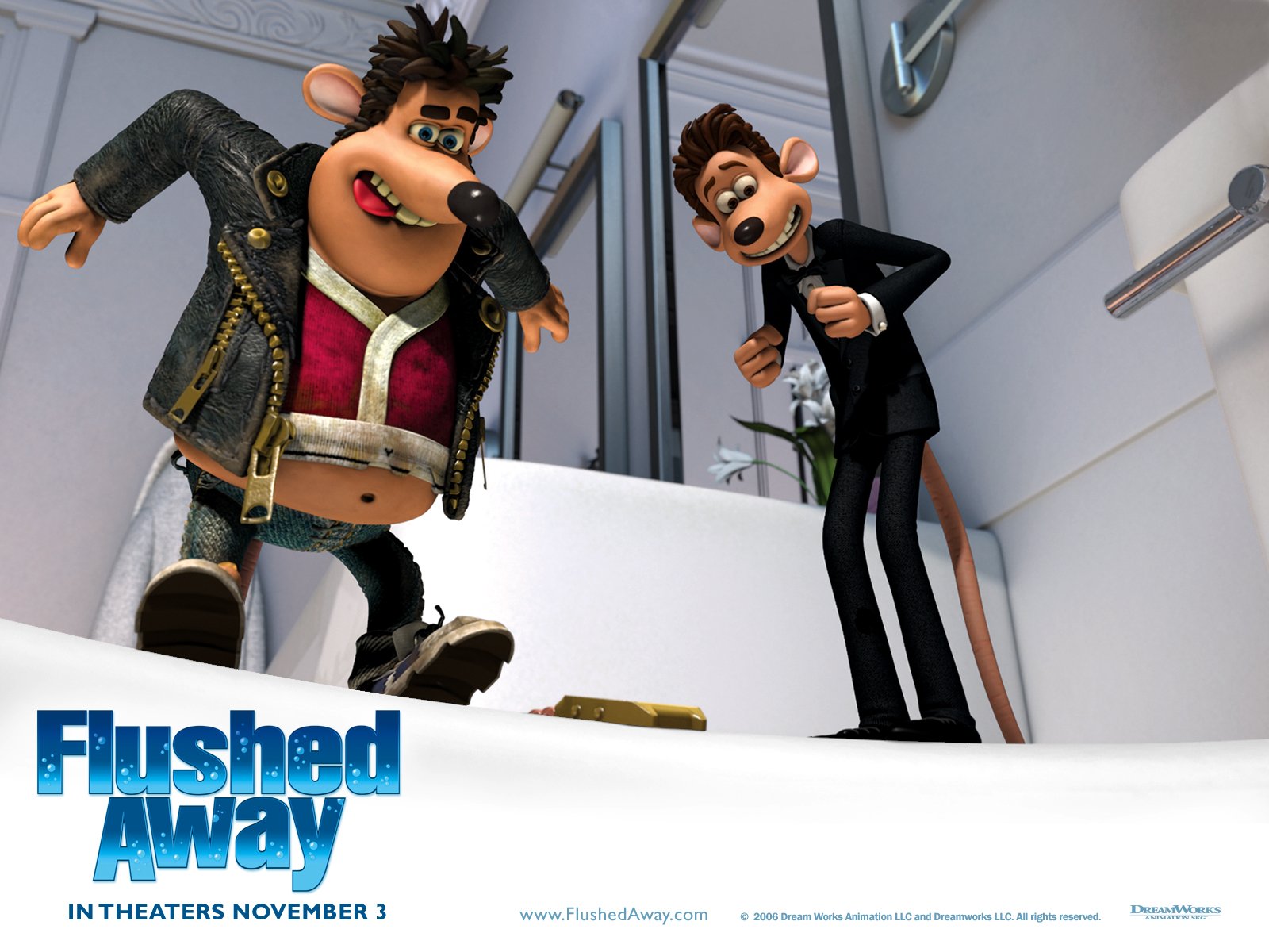 Download Movie Flushed Away Wallpaper