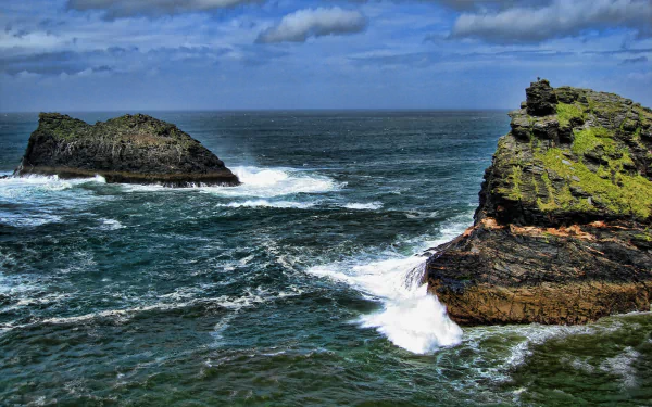 coast nature ocean HD Desktop Wallpaper | Background Image