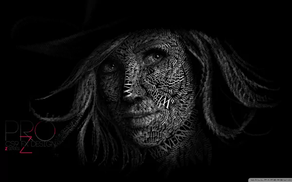 woman typography HD Desktop Wallpaper | Background Image