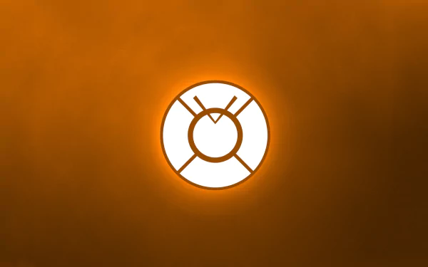 Comic orange lantern corps HD Desktop Wallpaper | Background Image