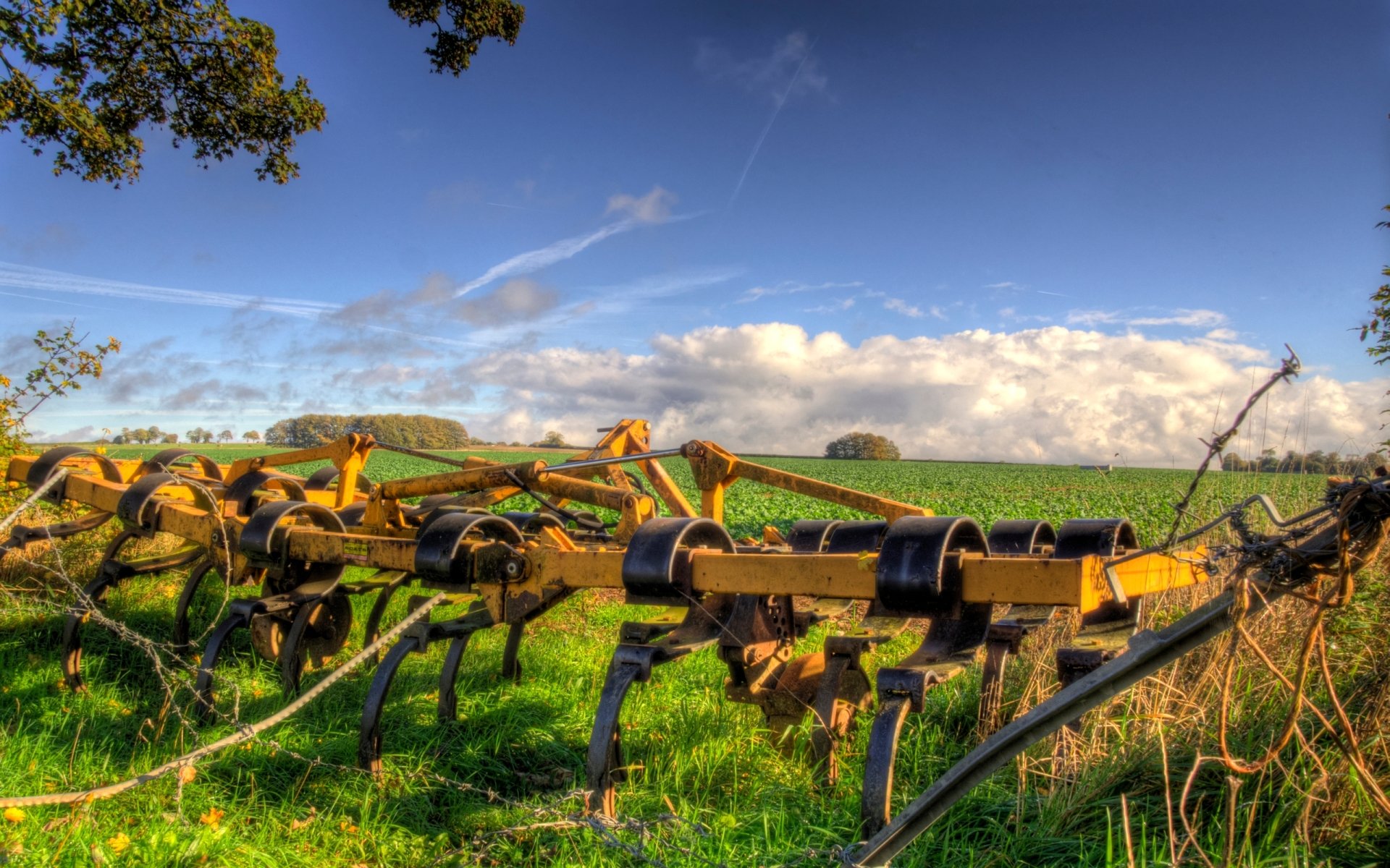 Download Man Made Farm Machinery HD Wallpaper