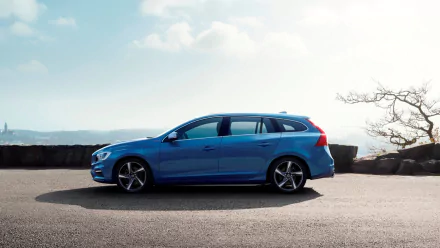 Volvo V60 Plug-in Hybrid R-design vehicle Volvo V60 HD Desktop Wallpaper | Background Image