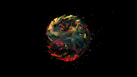 Abstract facets HD Desktop Wallpaper | Background Image