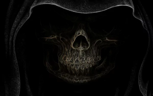 horror dark skull HD Desktop Wallpaper | Background Image