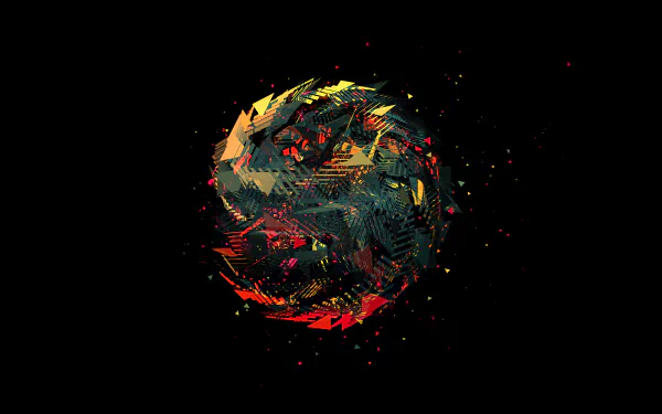 Abstract facets HD Desktop Wallpaper | Background Image