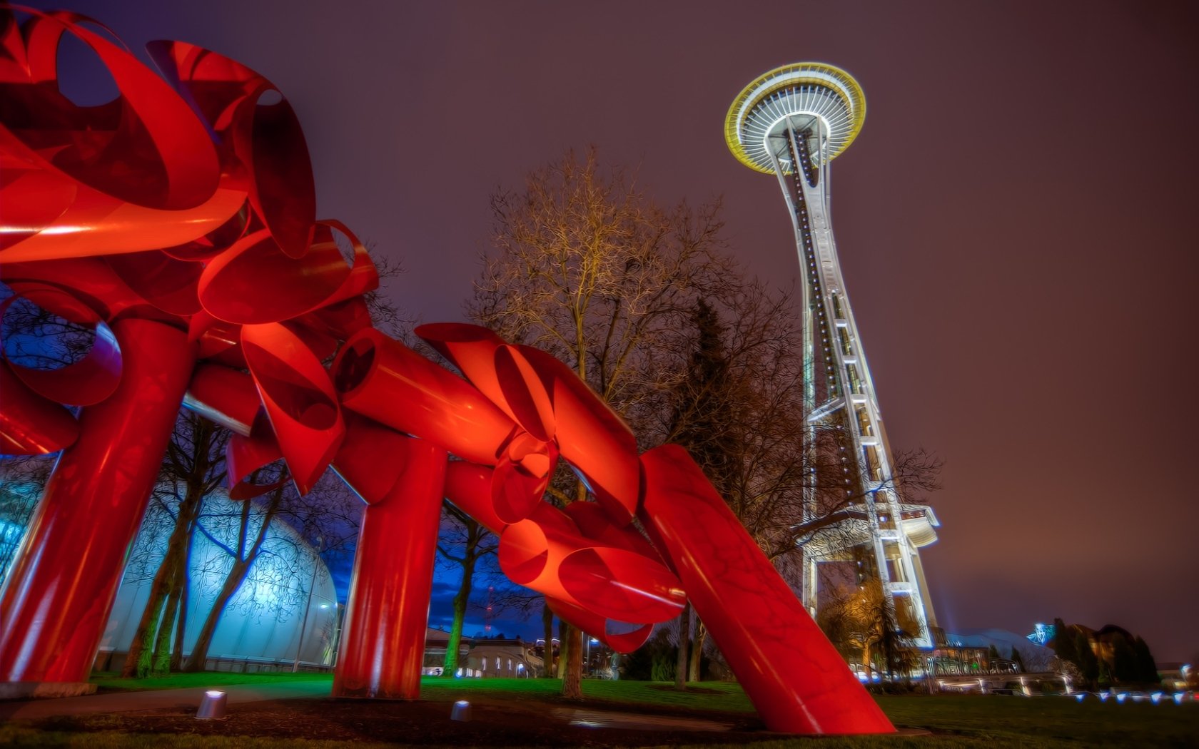 Download Man Made Space Needle Wallpaper