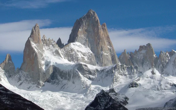nature Mount Fitz Roy HD Desktop Wallpaper | Background Image