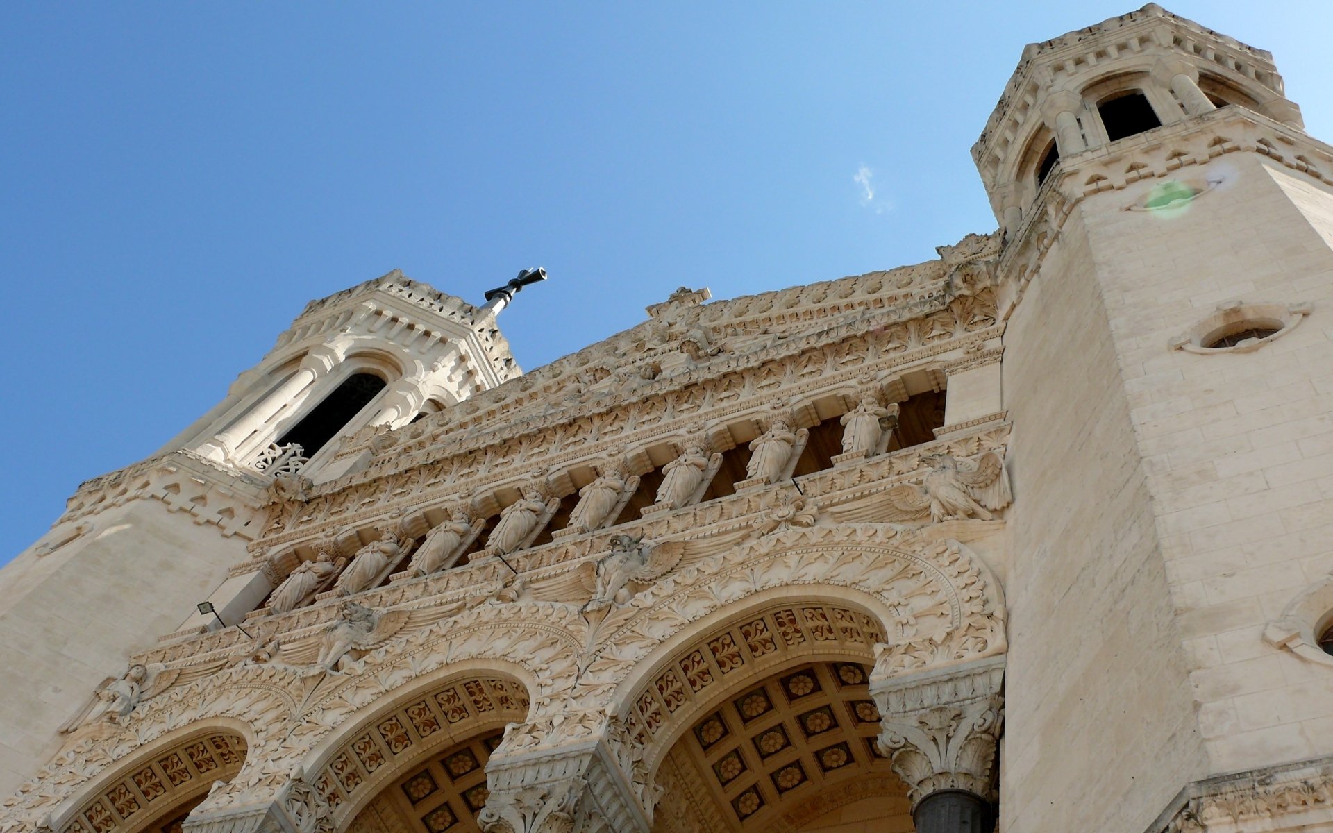 Download Religious Basilica Of Notre-Dame De Fourvière HD Wallpaper