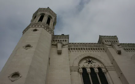 religious Basilica of Notre-Dame de Fourvière HD Desktop Wallpaper | Background Image
