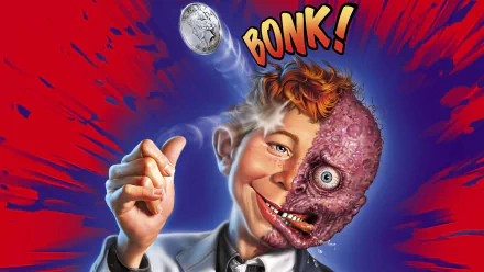 Two-Face Alfred E. Neuman Comic MAD (Magazine) HD Desktop Wallpaper | Background Image
