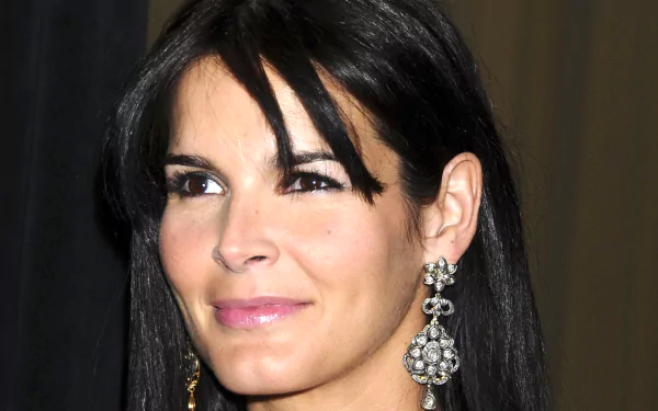 American actress Celebrity Angie Harmon HD Desktop Wallpaper | Background Image