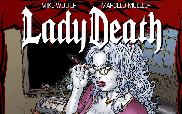 Comic Lady Death HD Desktop Wallpaper | Background Image