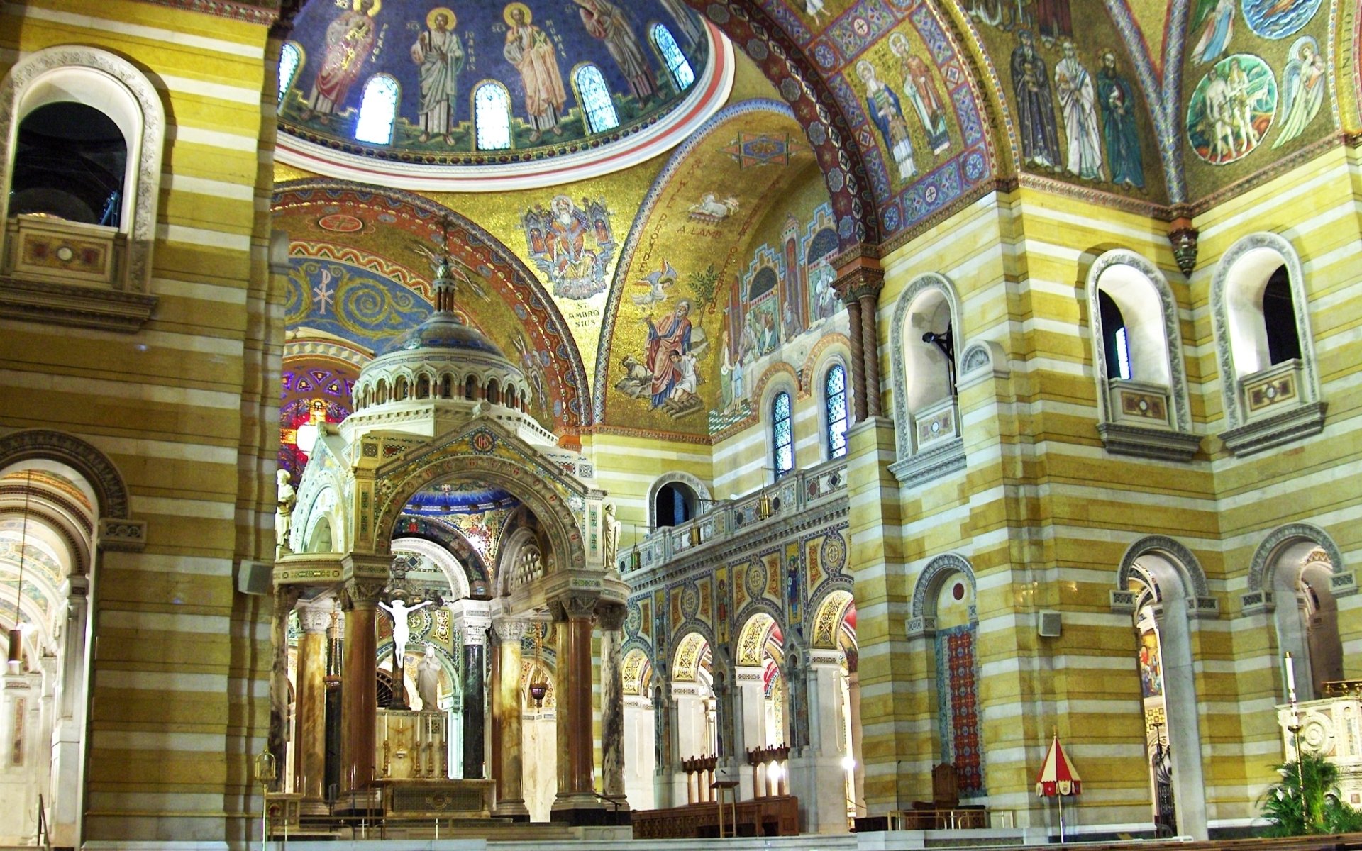 Download Religious Cathedral Basilica Of Saint Louis HD Wallpaper