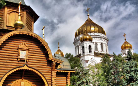 religious Cathedral of Christ the Saviour HD Desktop Wallpaper | Background Image