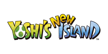 HD desktop wallpaper featuring the logo Yoshi's New Island.