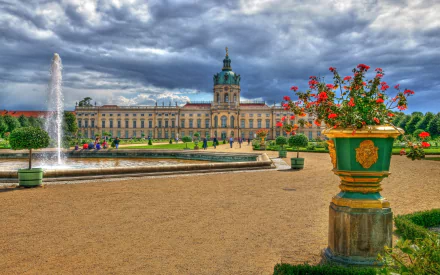 man made Charlottenburg Palace HD Desktop Wallpaper | Background Image