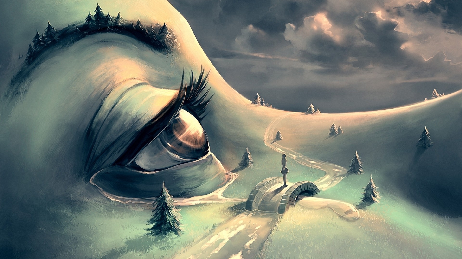 Face Hidden in Nature by Cyril Rolando