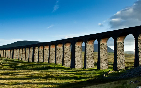 man made Ribblehead Viaduct HD Desktop Wallpaper | Background Image