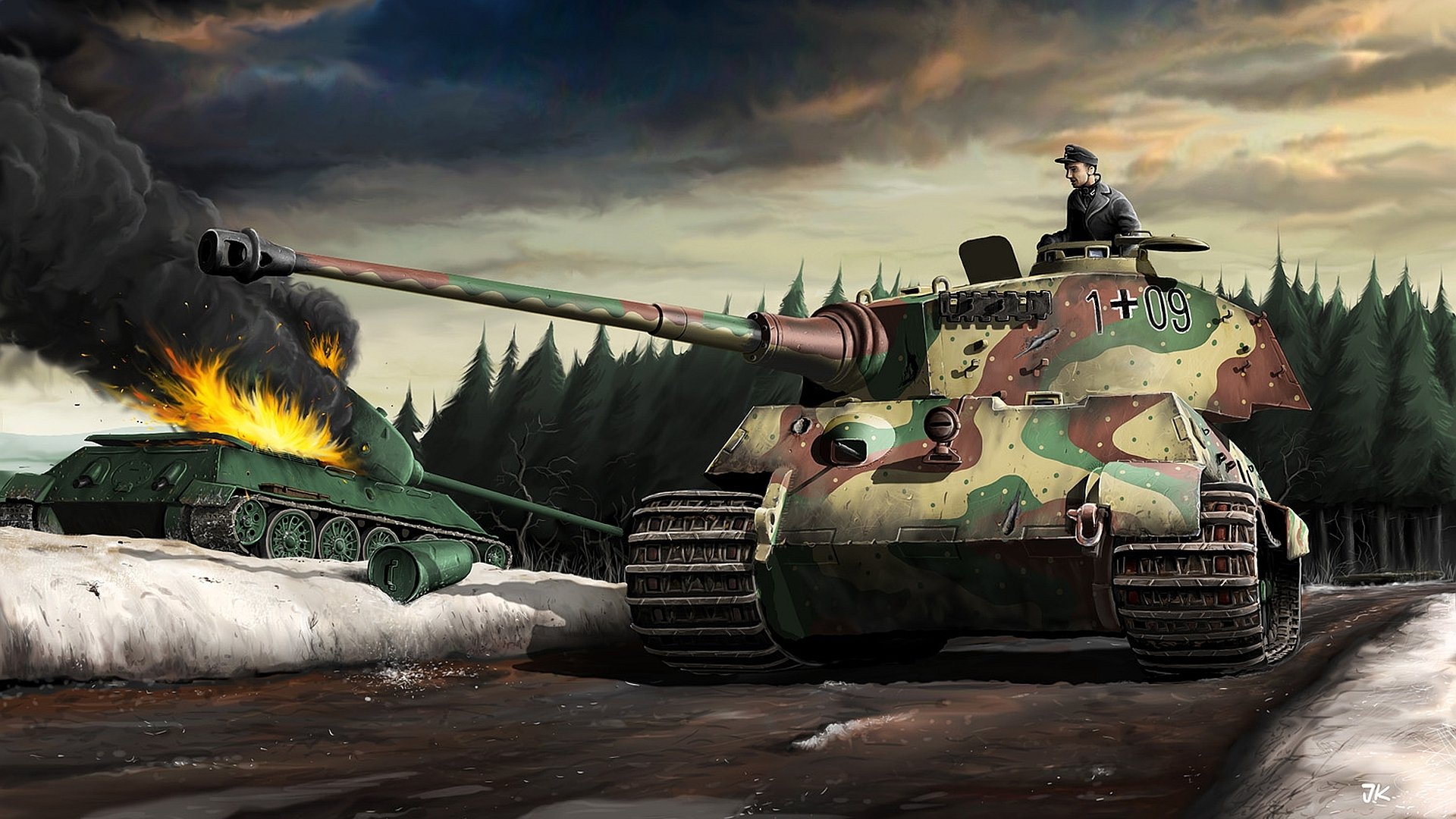 company of heroes 2 panzer wallpaper