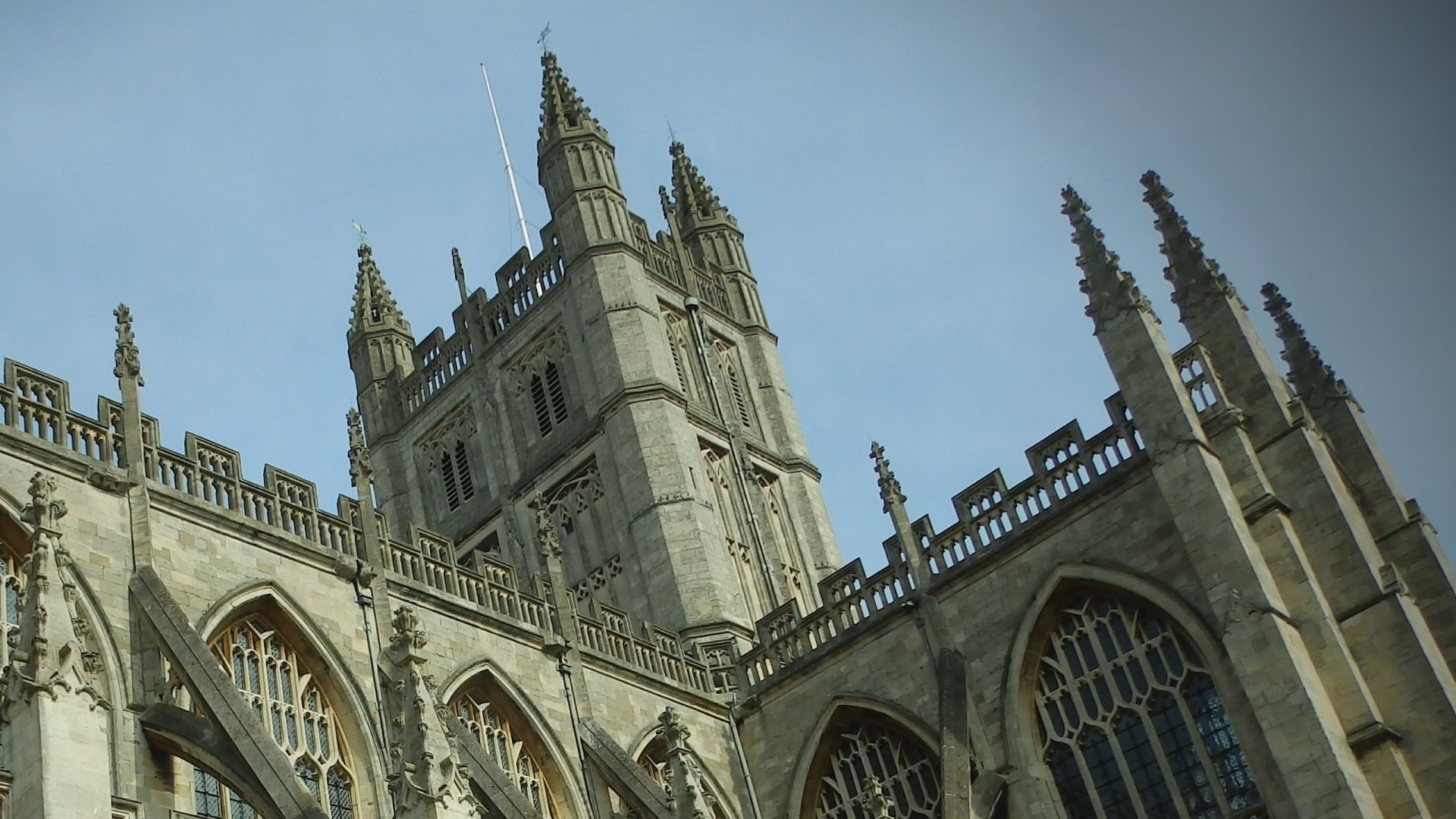 Download Religious Bath Abbey HD Wallpaper