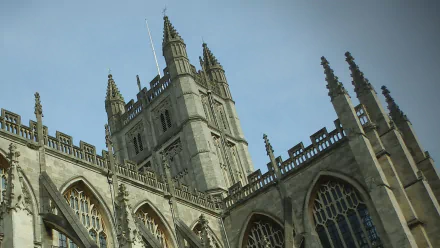 religious Bath Abbey HD Desktop Wallpaper | Background Image